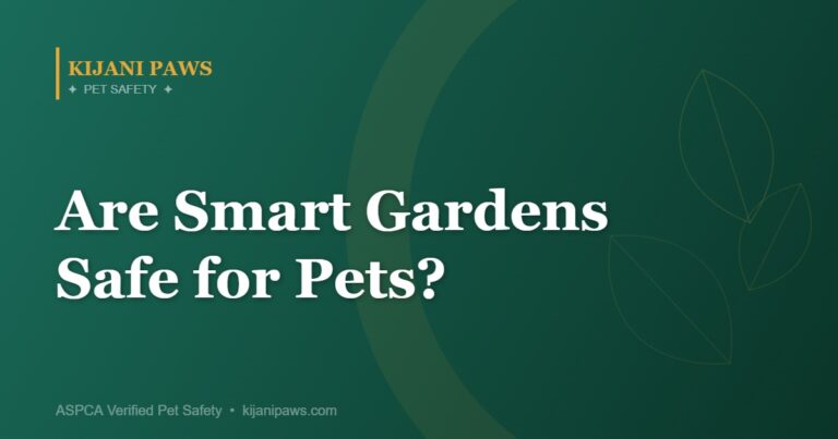 Are AeroGarden, Click & Grow, Lettuce Grow, and Gardyn Safe for Pets?