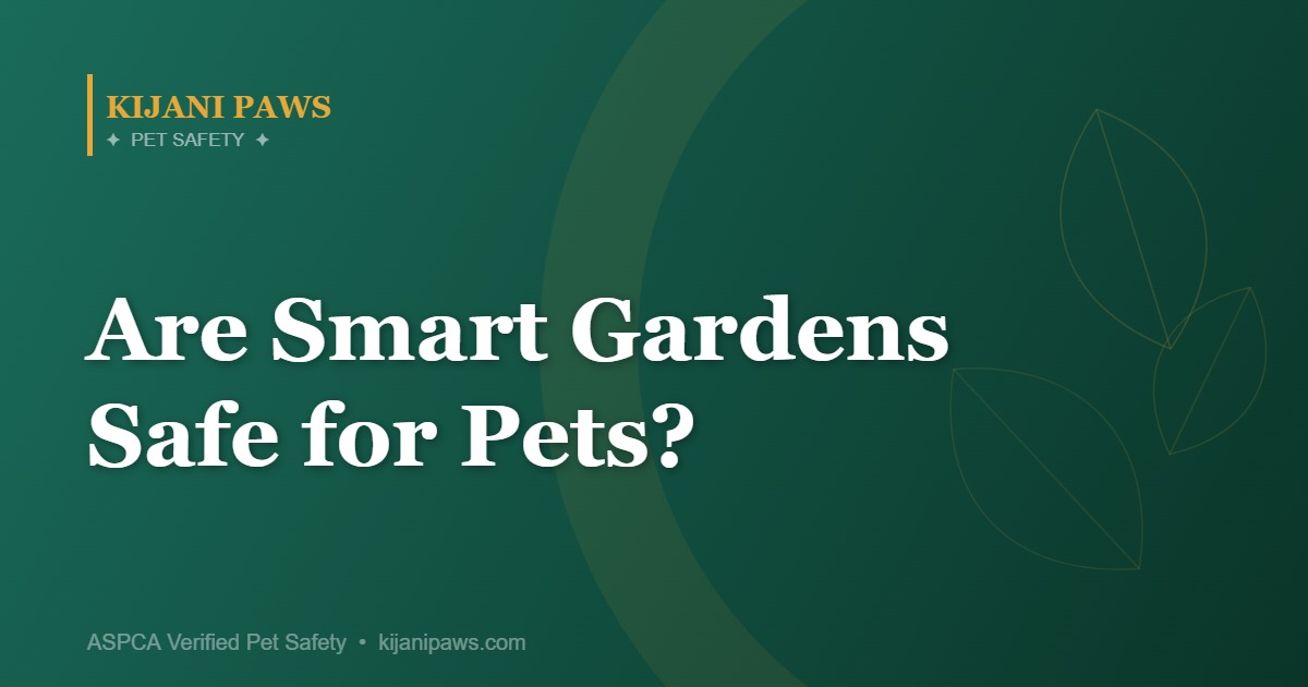 Are AeroGarden, Click & Grow, Lettuce Grow, and Gardyn Safe for Pets?
