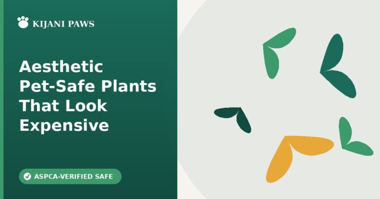 aesthetic pet-safe plants