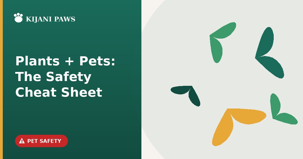plants and pets safety cheat sheet