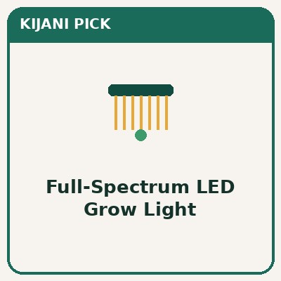 Full-spectrum LED grow light for winter