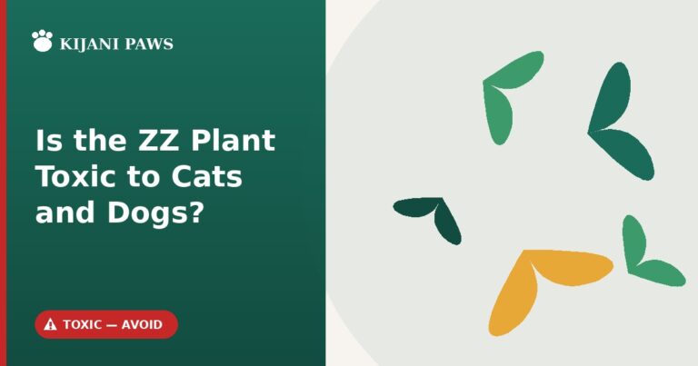 is zz plant toxic to cats and dogs